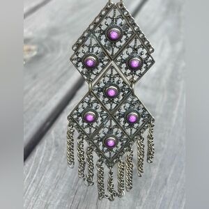 Dazzling Art Deco Geometric Necklace!